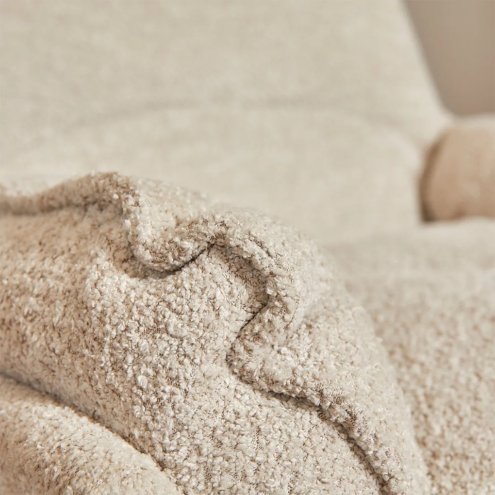 Starfurn Vera Fauteuil Creme Chenille Stof Draaibaar