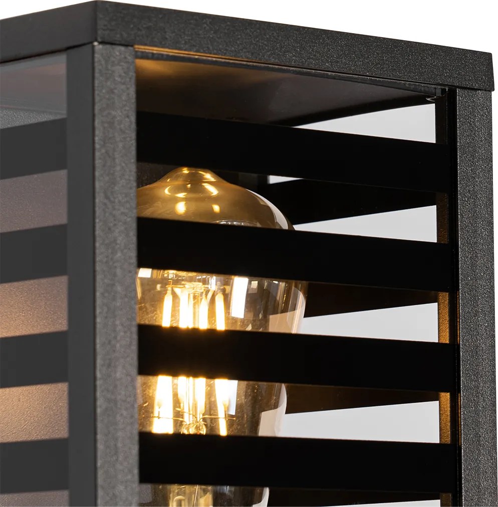 Moderne buiten wandlamp zwart 26 cm IP44 - Reims