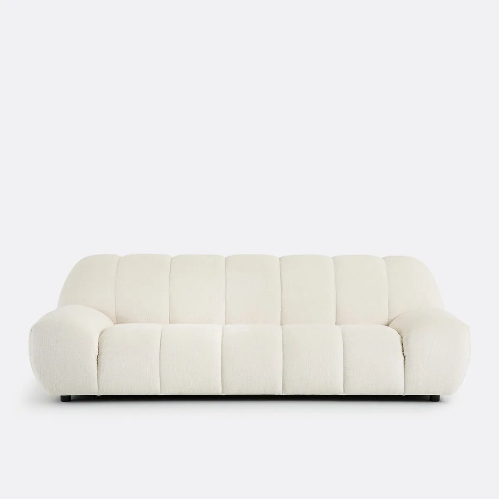 4-zits bank van dik fluweel Nuria