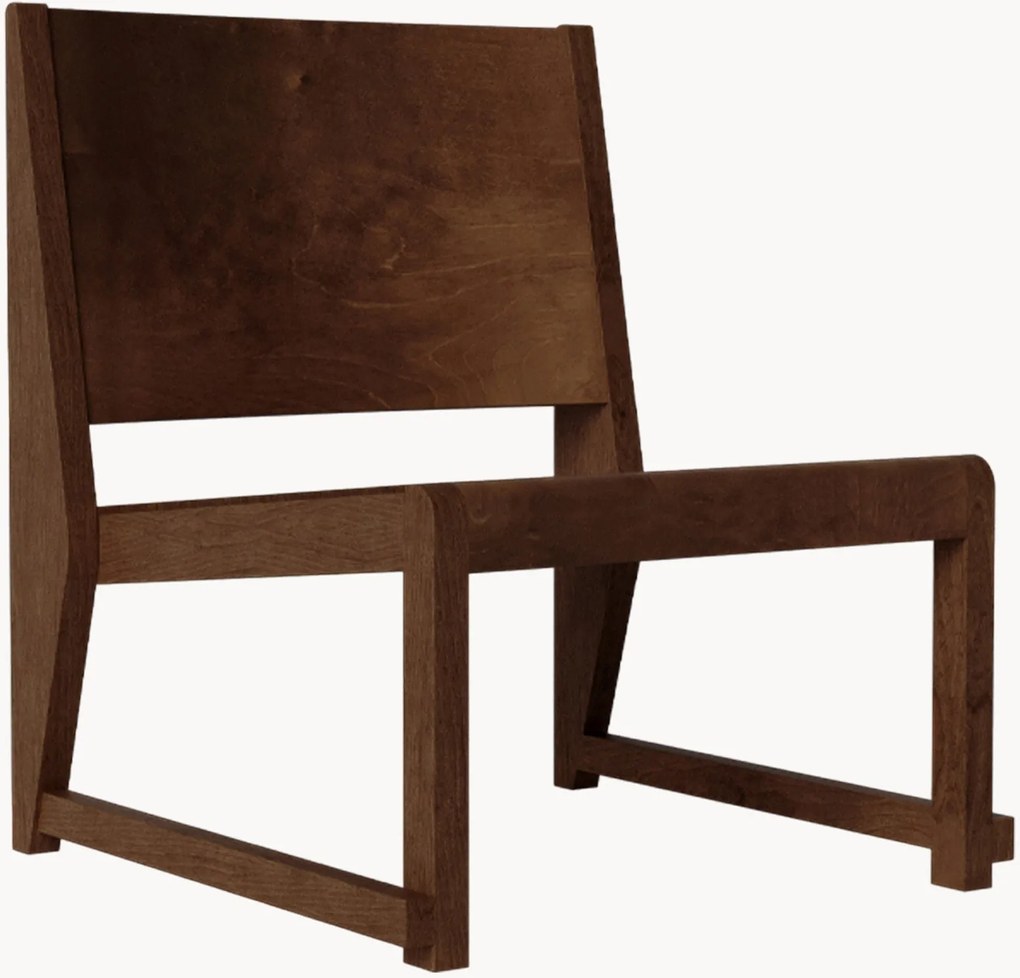 Loungefauteuil 01 van berkenhout