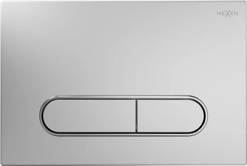 Mexen Fenix 11 spoelknop, mat chroom - 601102