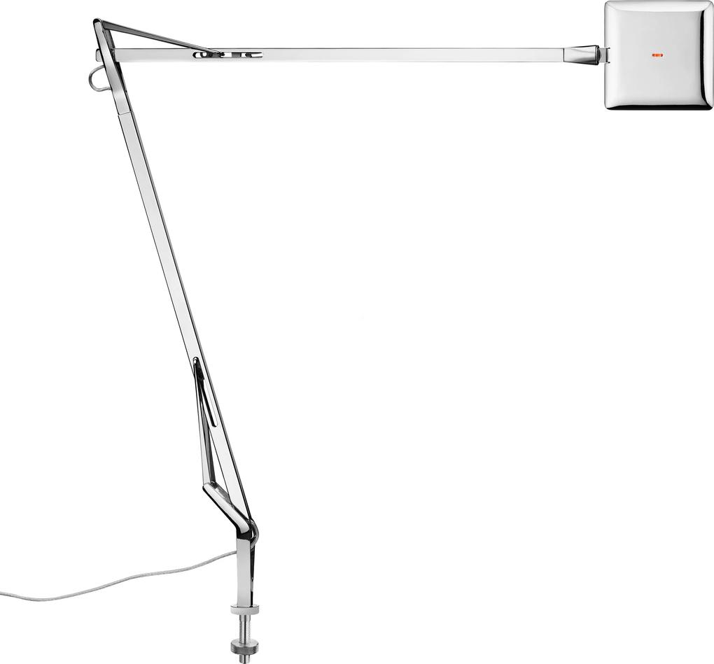 Flos Kelvin Edge bureaulamp LED met schroefbevestiging chroom