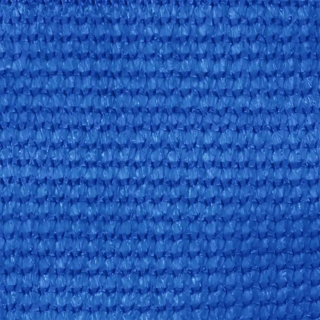 vidaXL Balkonscherm 75x600 cm HDPE blauw