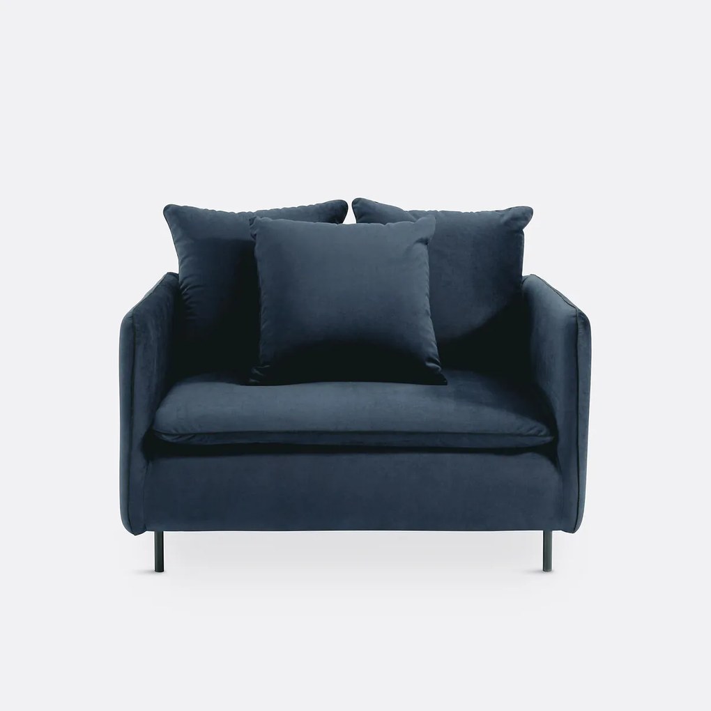 XL fauteuil in fluweel, Ivete
