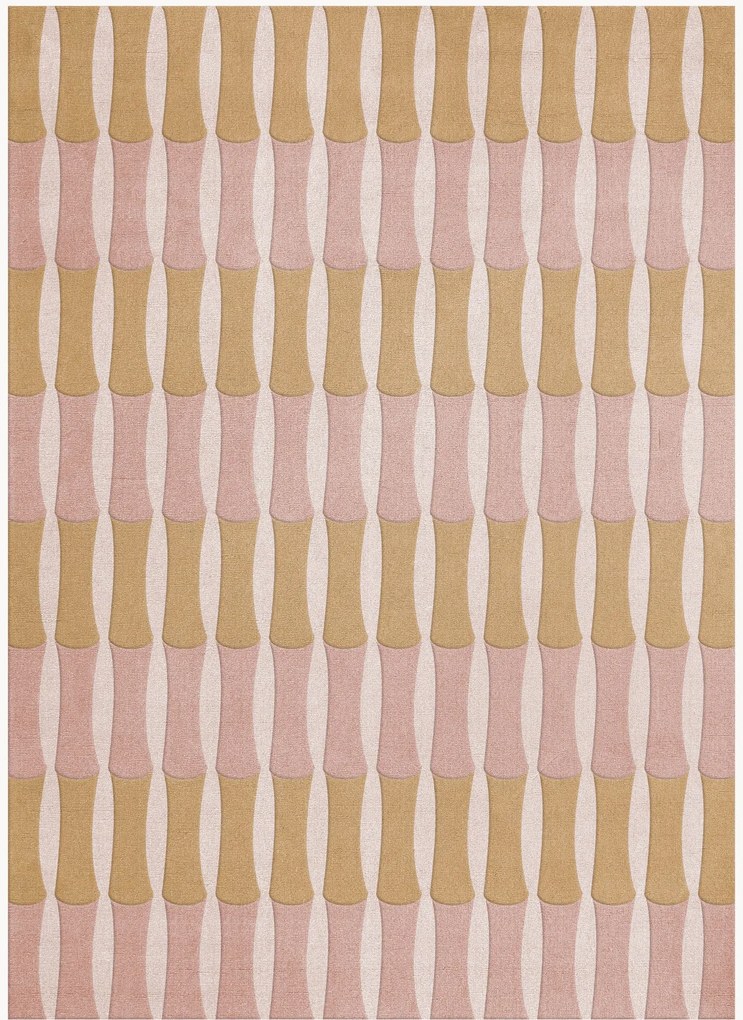 Handgeweven wollen vloerkleed Forest