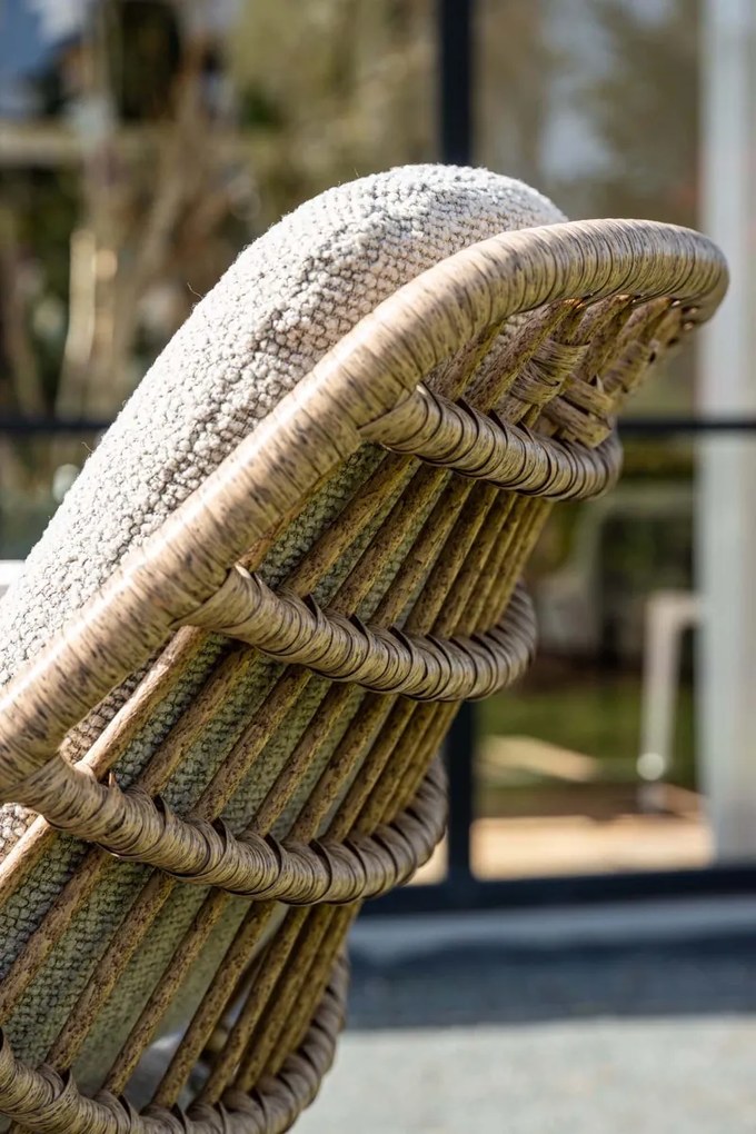 Castello loungestoel - Natural rotan - inclusief kussens OP=OP