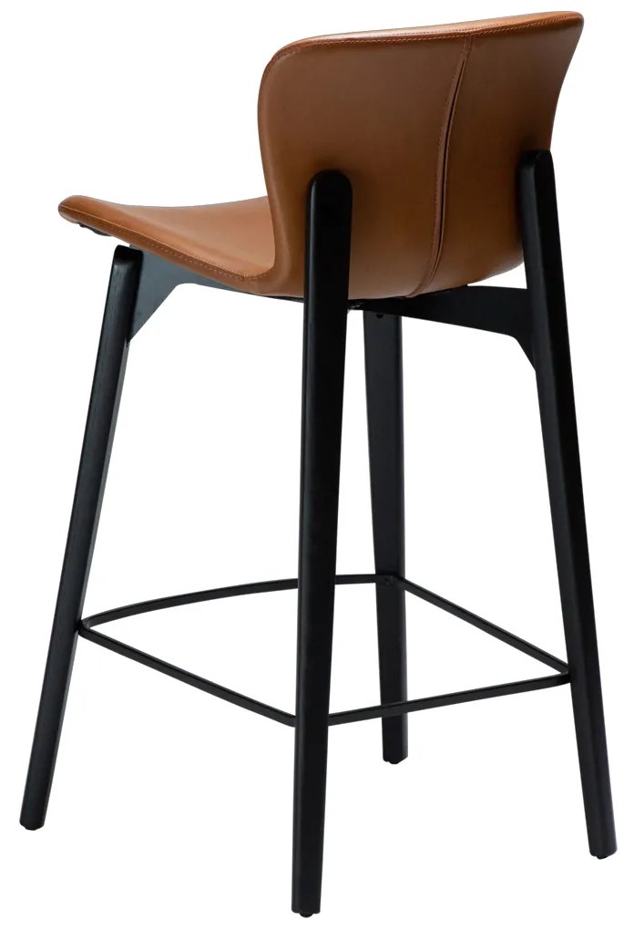Dan-Form Paragon Design Counter Barstoel Bruin Kunstleer
