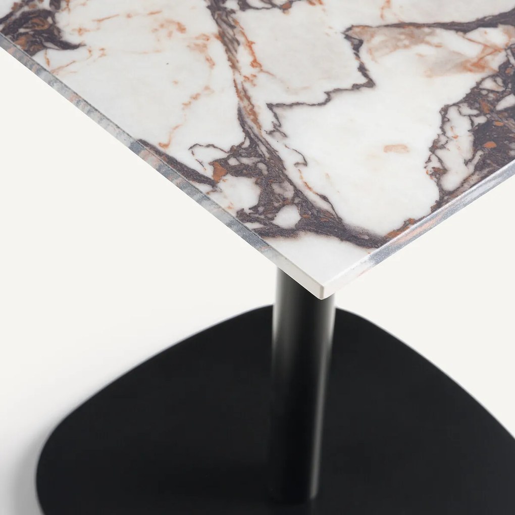 Bistrotafel met blad in keramiek, BELDIXE