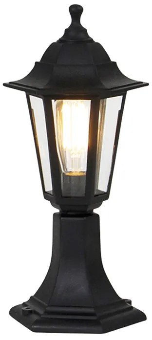 Klassieke buiten vloerlamp zwart 42,2 cm IP44 - New Haven