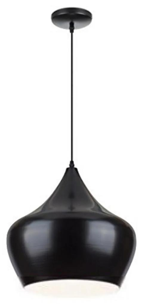 Hanglamp BWS Tipi Pendel E27 60W Ø38cm Zwart Wit