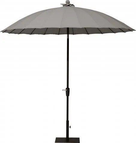 4 Seasons outdoor | Shanghai Ø 250 cm taupe  Parasol     weerbestendig