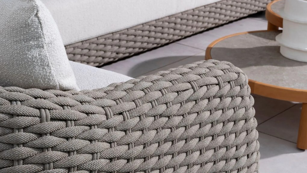 4 Seasons Outdoor Maxime loungestoel terre SALE Loungestoel bruin weerbestendig