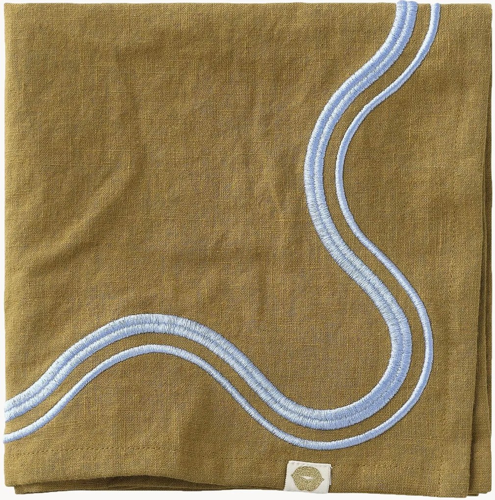 Servetten Elly van linnenmix, 2-delig