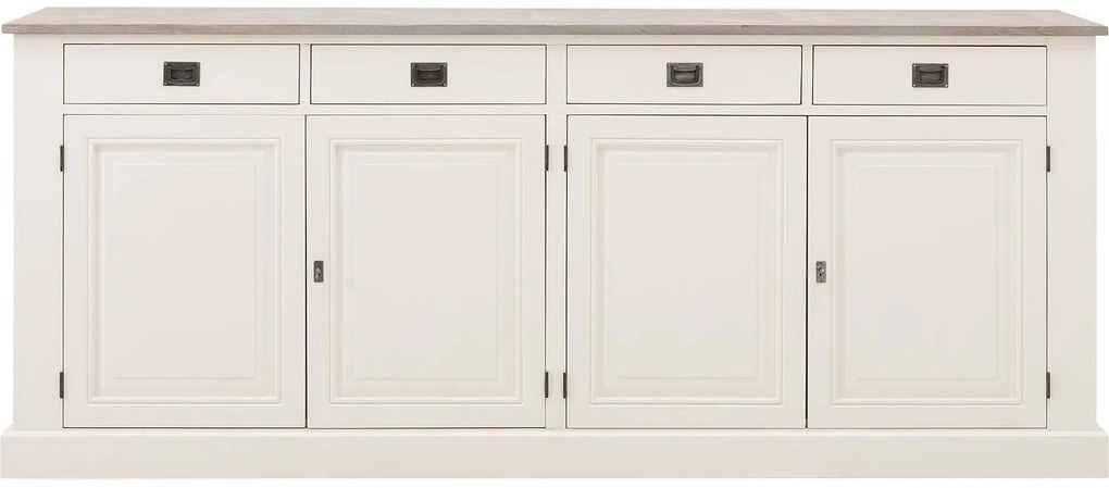 Goossens Dressoir Velante, 4 deuren 4 laden