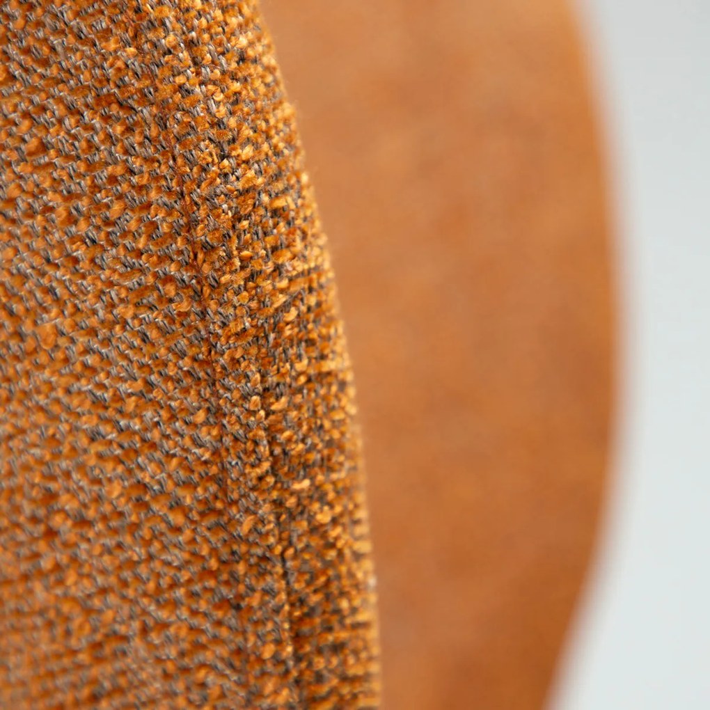 Dan-Form Glory Luxe Eetkamerstoel Oranje Pumpkin Spice Boucle