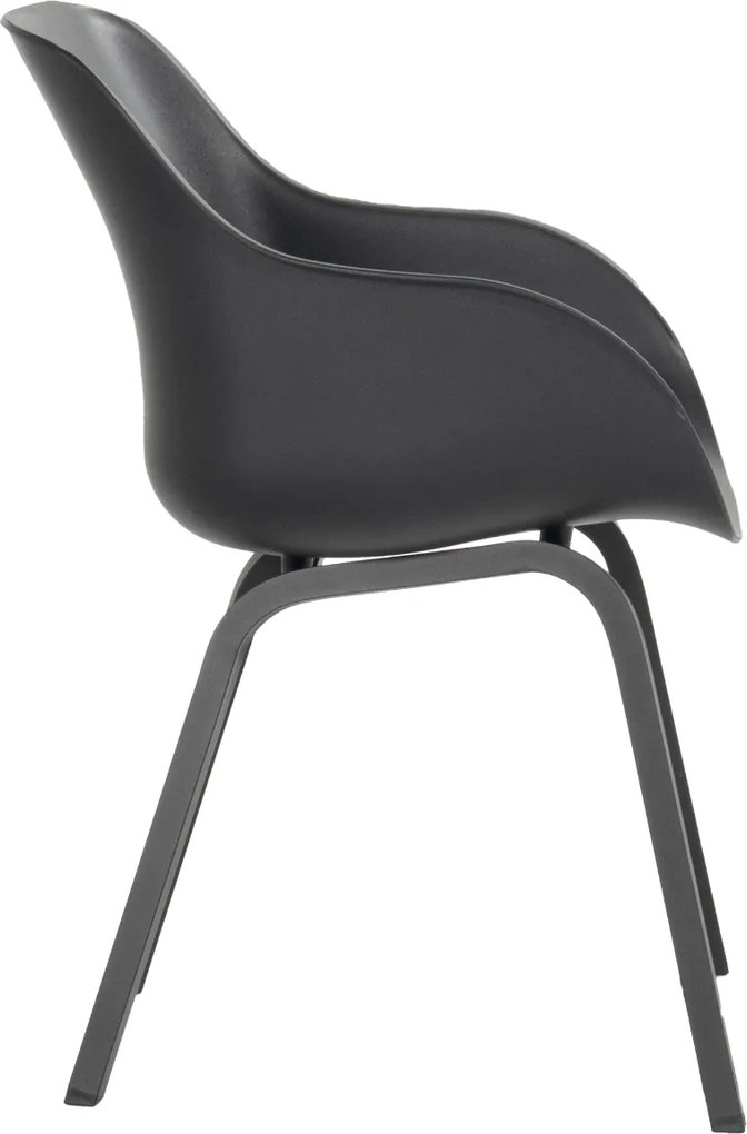 Hartman Le Soleil Element dining armstoel - Carbon black/Black