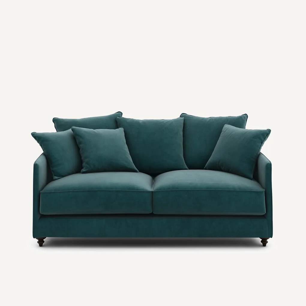 Omvormbare compacte bank in fluweel, Lazare