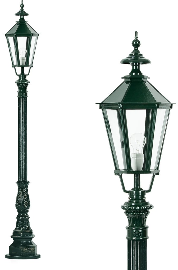 Heidelberg Tuinlamp Tuinverlichting Groen / Antraciet / Zwart E27