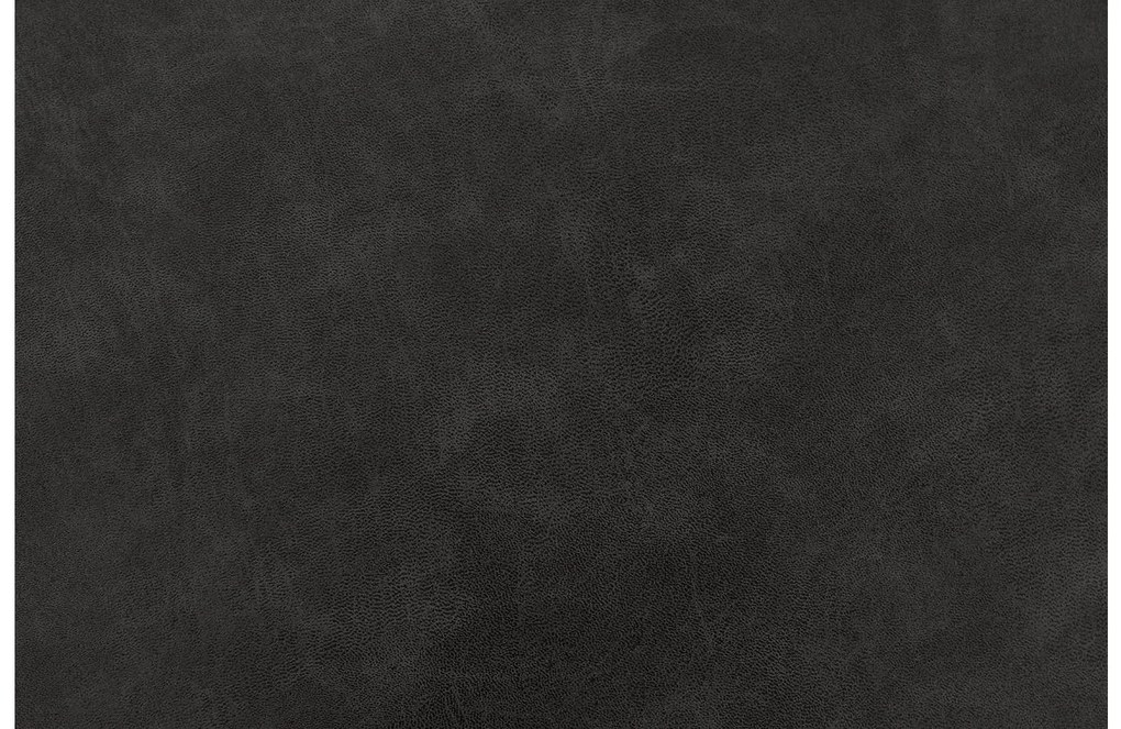 Goossens  Key West antraciet, micro leer, 2-zits, modern design met ligelement links