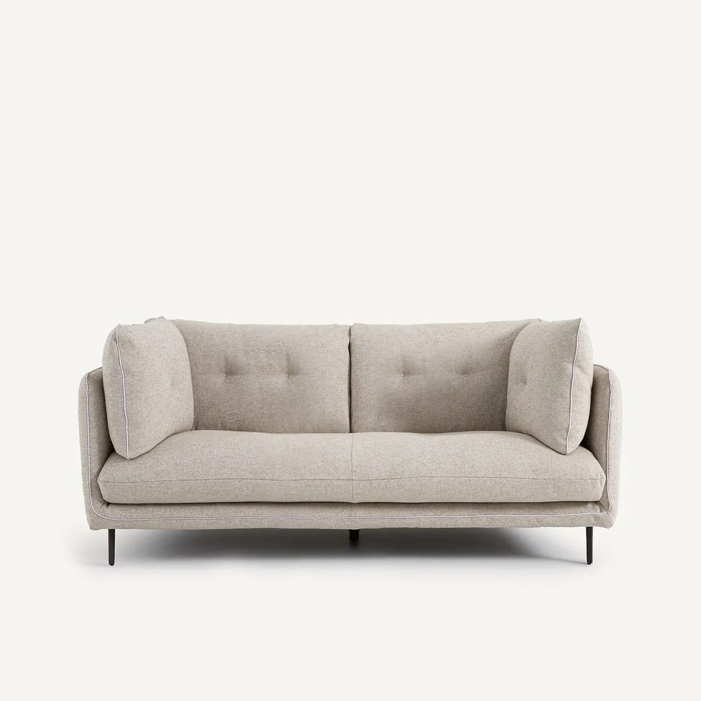 2-zitsbank in structuurviscose en linnen, BOTERO