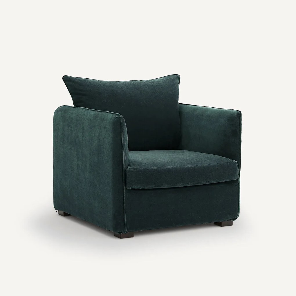 Fauteuil in fluweel, Neo Chiquito