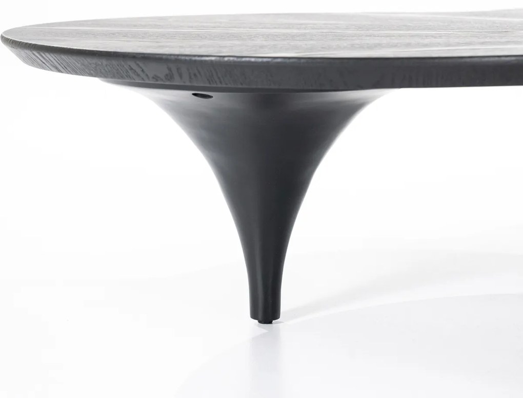 Grote Design Salontafel Zwart - 162 X 108cm.