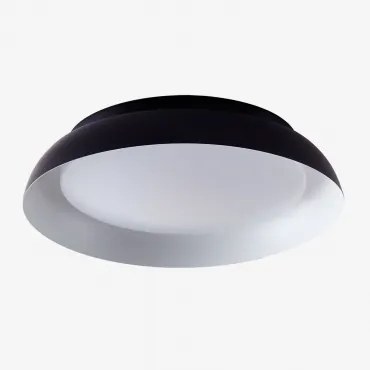 Led Plafondlamp Van Staal Azanuy Zwart - Sklum