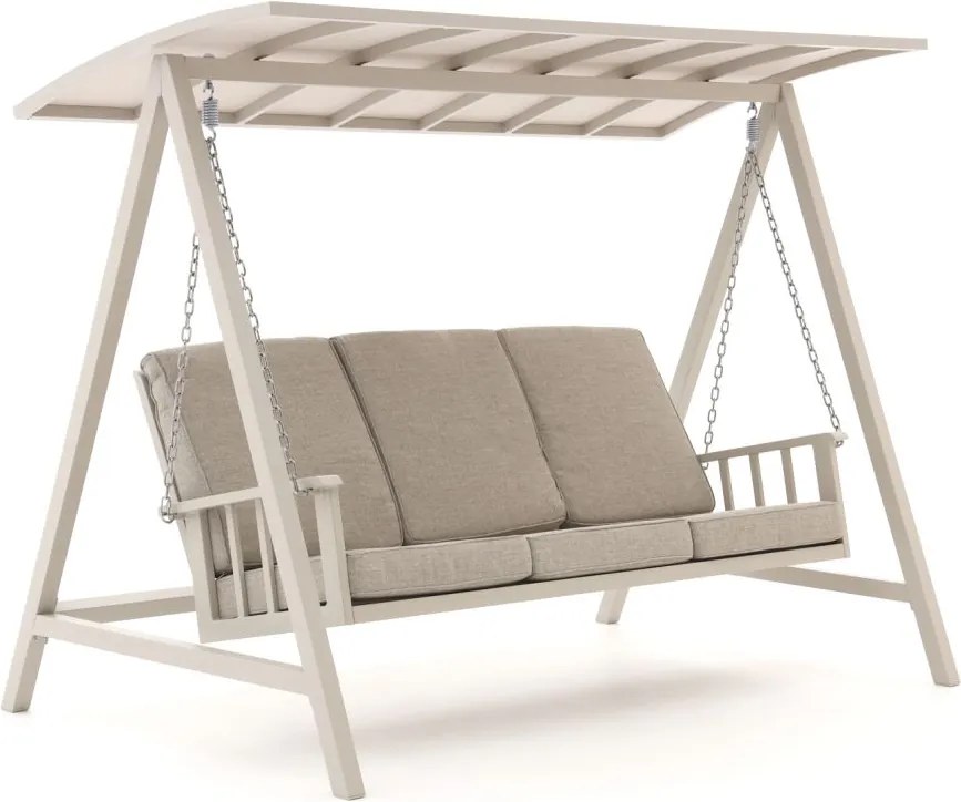 Schommelbank Manifesto   | Aluminium | 2 personen | Tuinbank Beige | 213cm | Incl. kussens | Kees Smit Tuinmeubelen