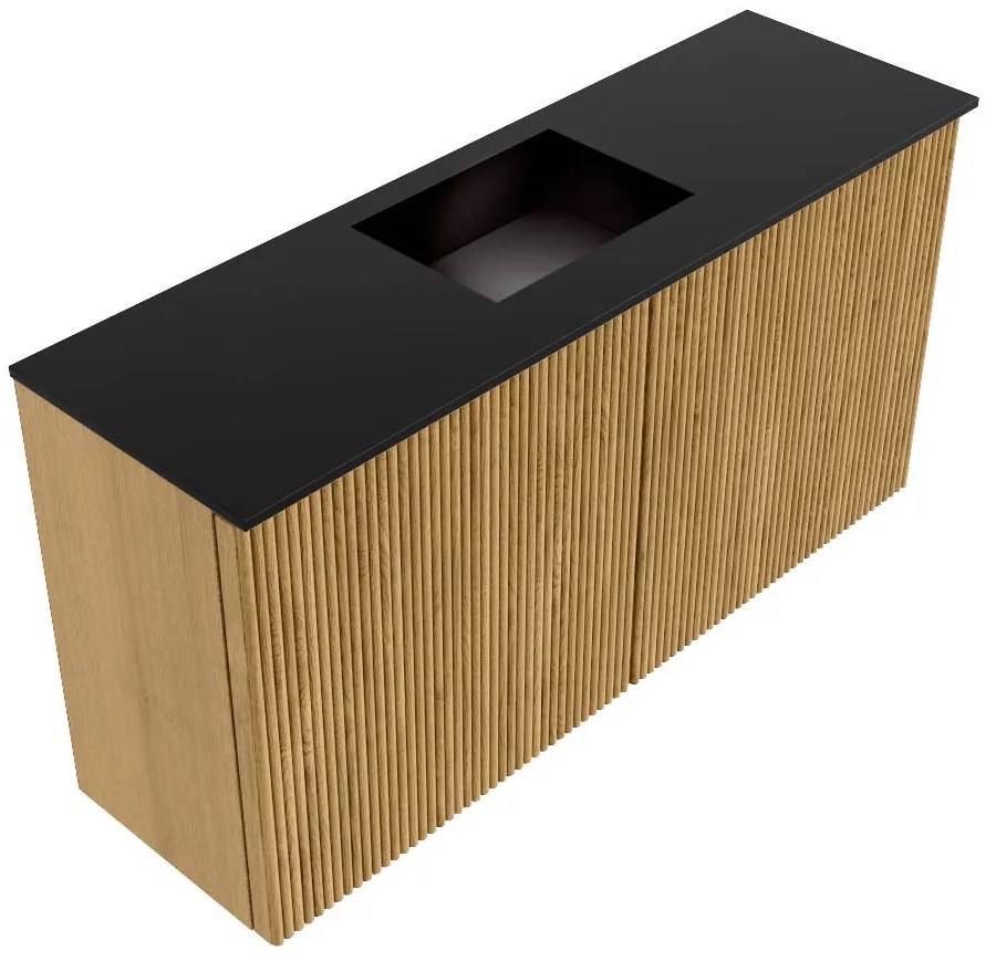 Mondiaz Joya 80cm toiletmeubel oak met wastafel faye midden 1 kraangat urban