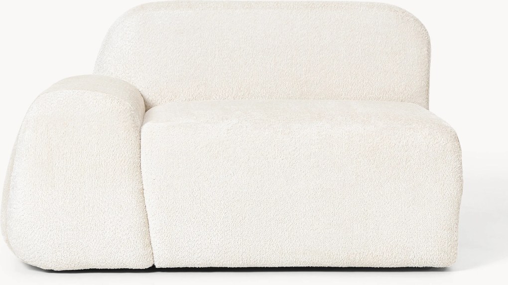 Hoekmodule Wolke van teddy-bouclé