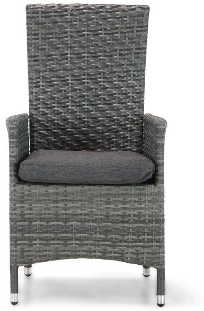 Verstelbare Tuinstoel Wicker Grijs-antraciet Domani Furniture Beluga