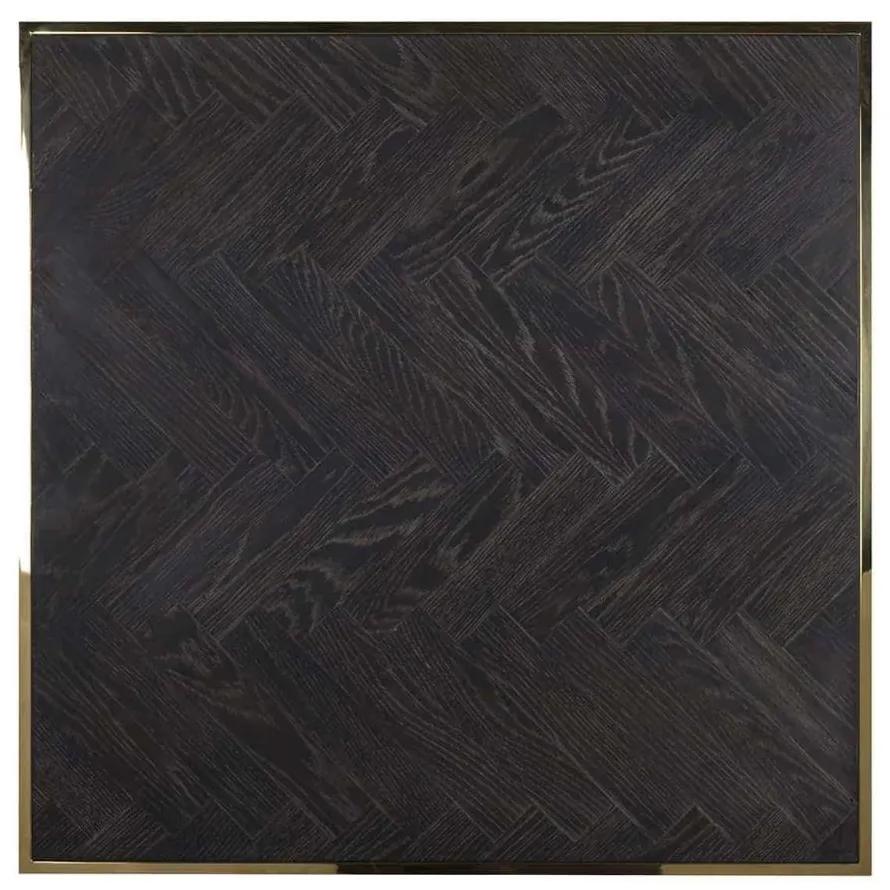 Richmond Salontafel Blackbone Goud 90x90cm - Eiken hout - Richmond Interiors - Industrieel & robuust