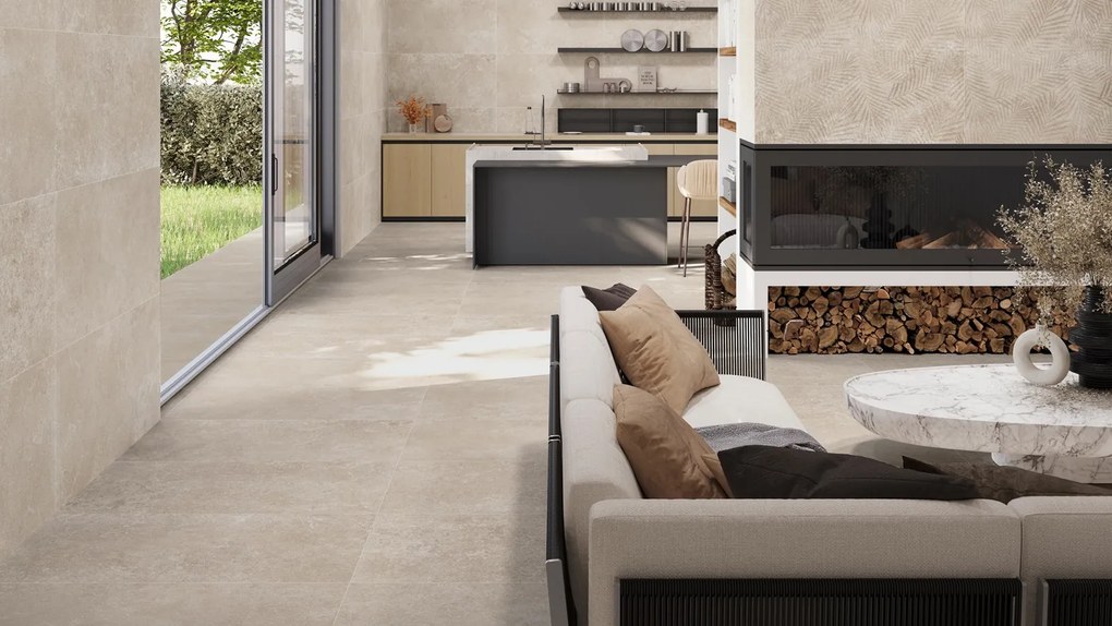Valence Panillo vloertegel 90x90cm creme gerectificeerd