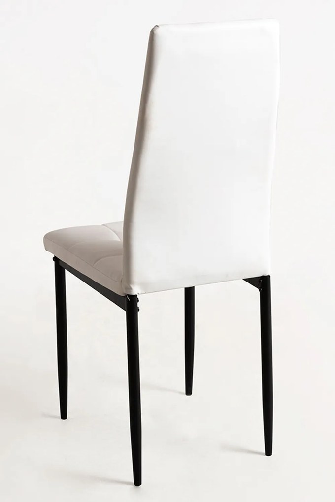 Set 4 Lan Kunstlederen Stoelen