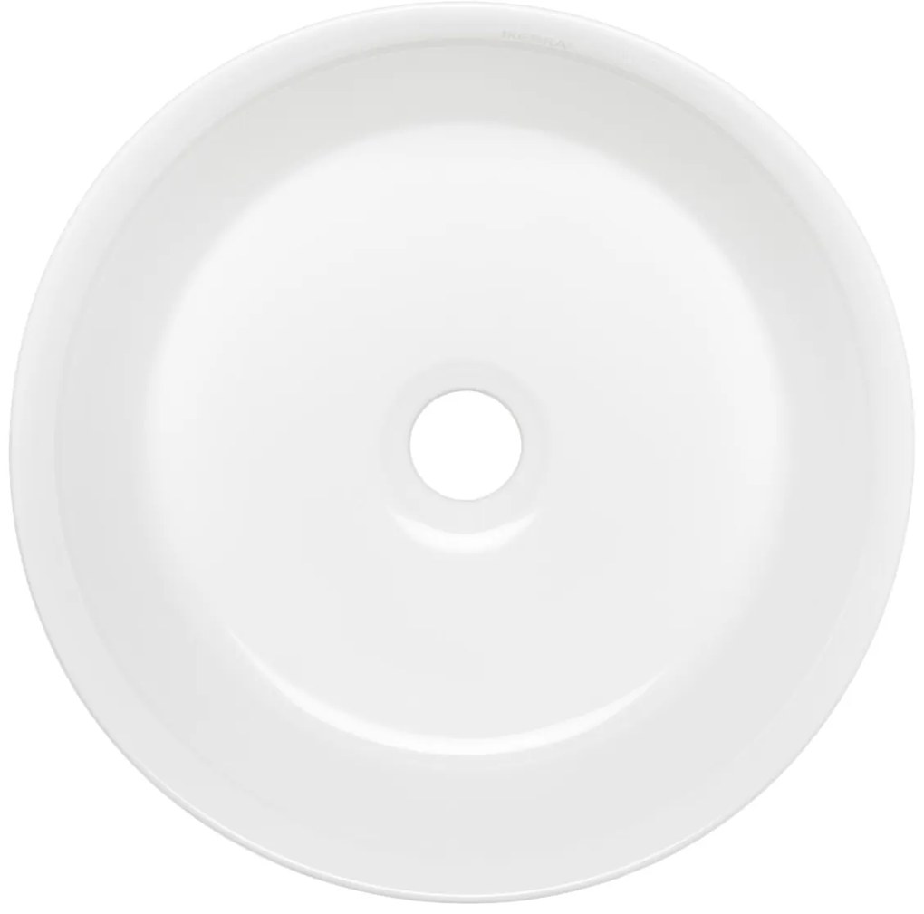 Kerra KR79 waskom rond glans wit 36x36x12cm