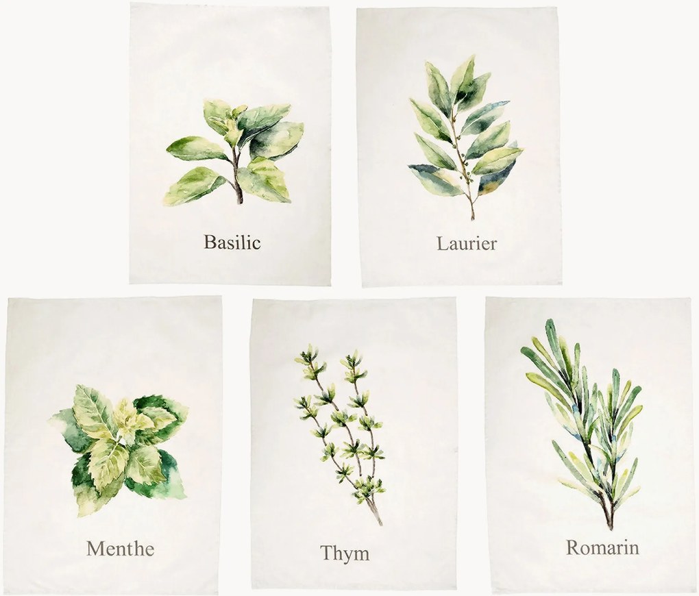 Theedoeken Aroma, 5-delig