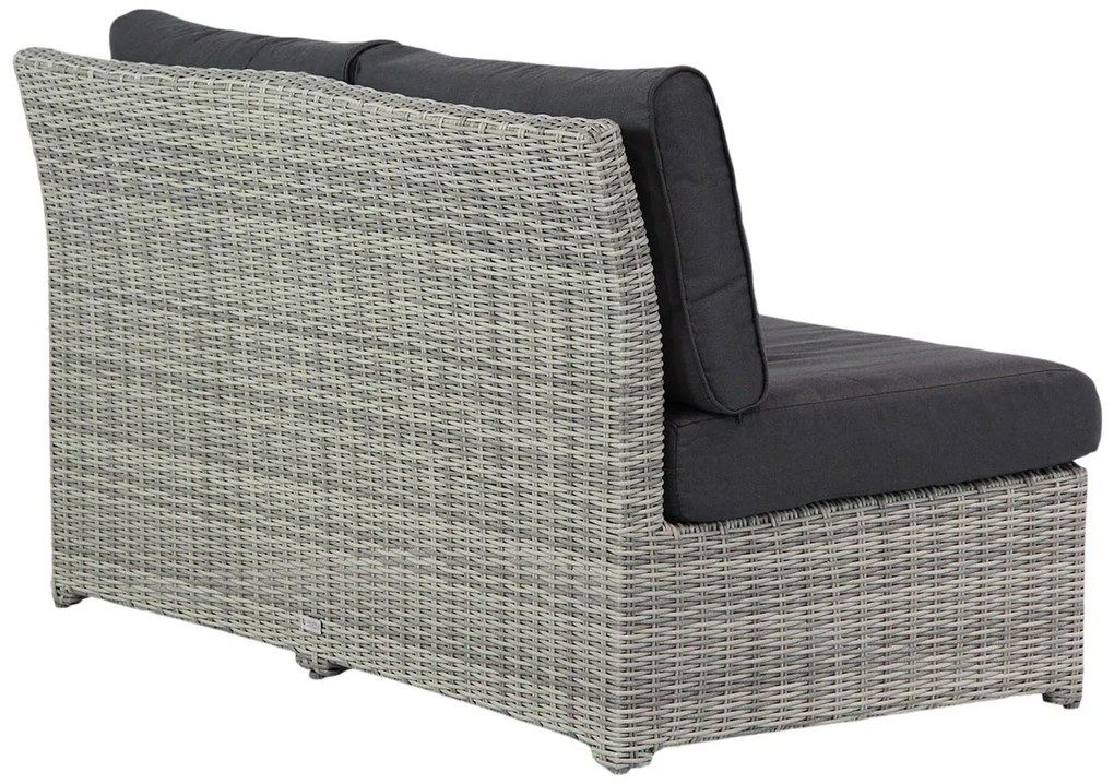 Hoek loungeset 5 personen Wicker Grijs  Garden Collections Giardino/Riviera