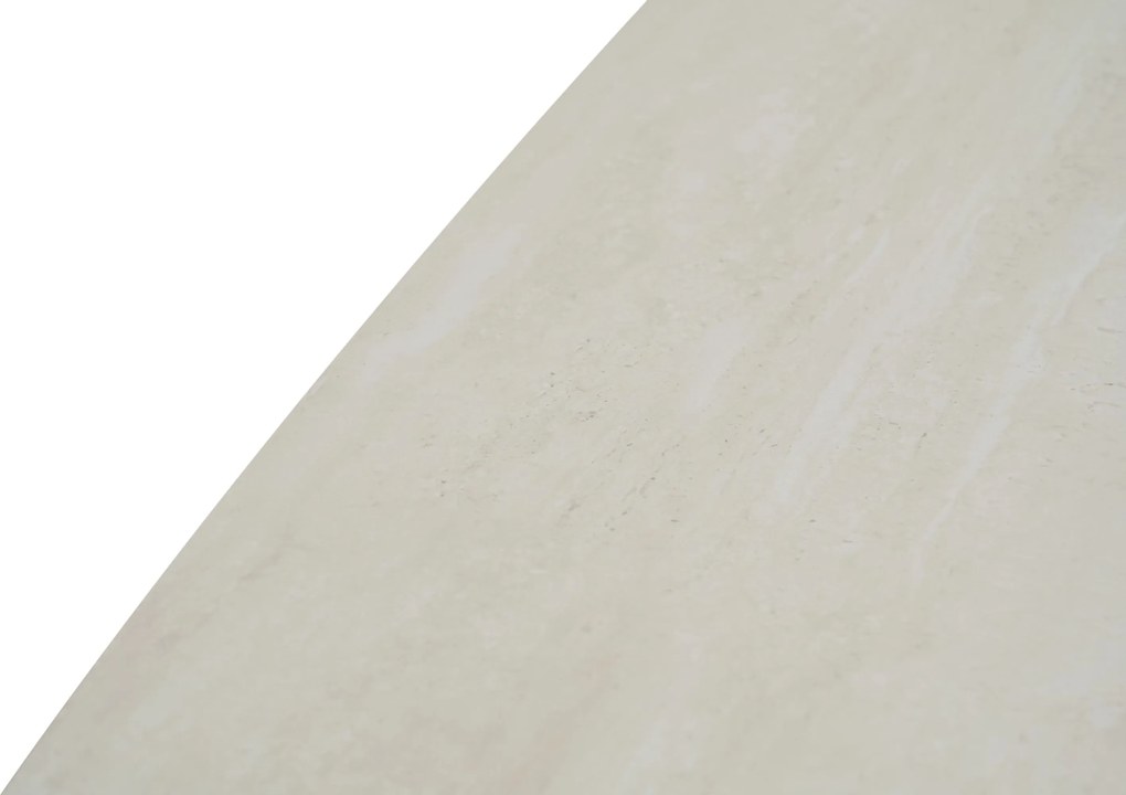 Tuinset 6 personen 220 cm Kunststof Zand/Beige Domani Furniture Alba/Belluno