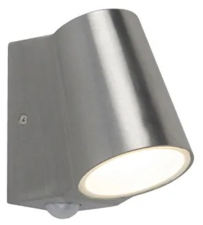 Buitenlamp aluminium met bewegingssensor incl. LED - Uma