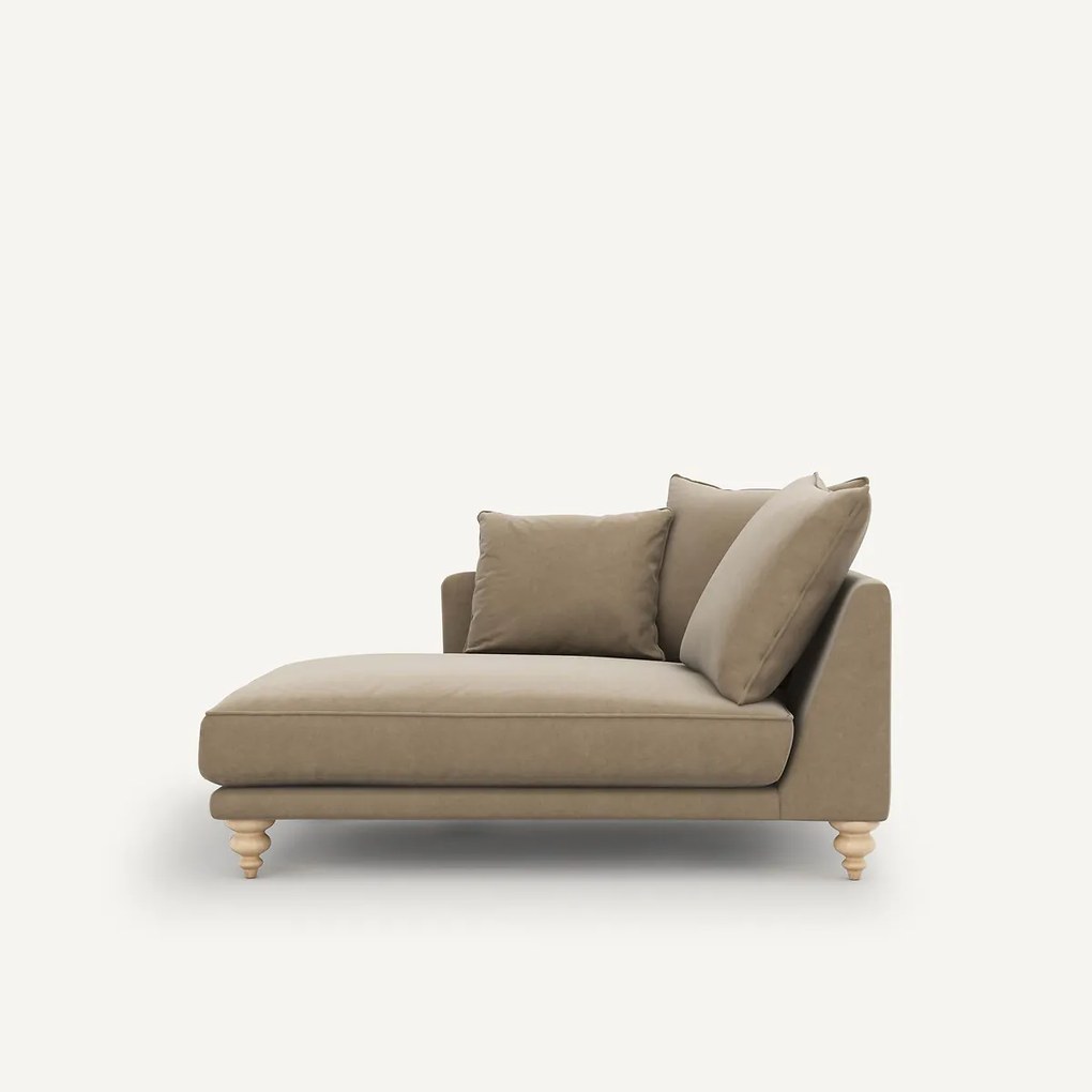 Longchair van fluweel, Lazare