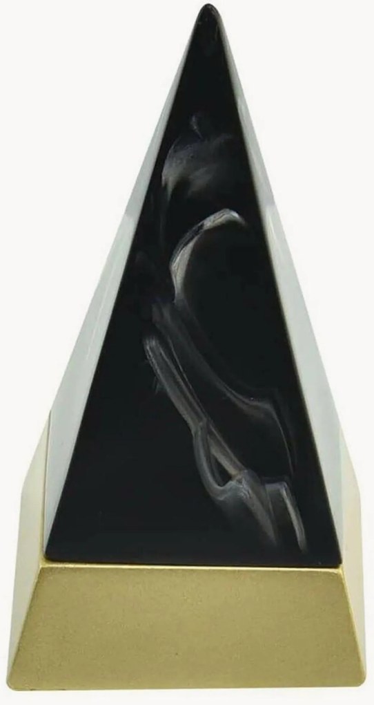 Sieradenhouder Pyramid Dark Marble & Gold