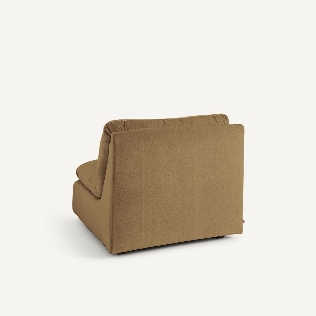 Modulaire hoek in linnen fluweel, GIULIANO