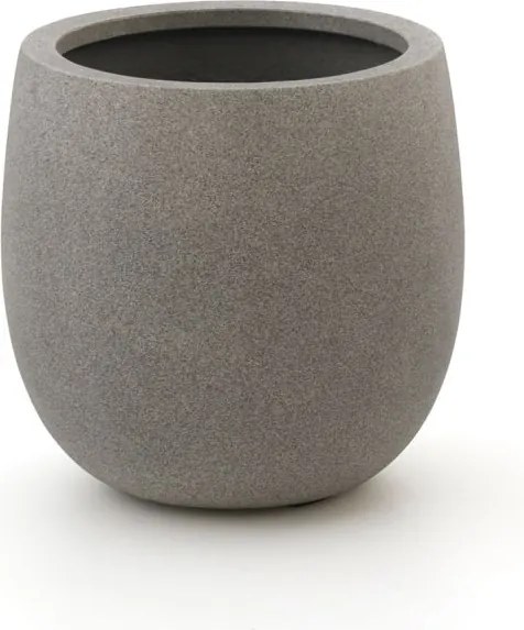 Bloempot Luca Lifestyle Grigio | Taupe Kunststof  | ø42cm | Geschikt voor buiten en binnen | Kees Smit Tuinmeubelen