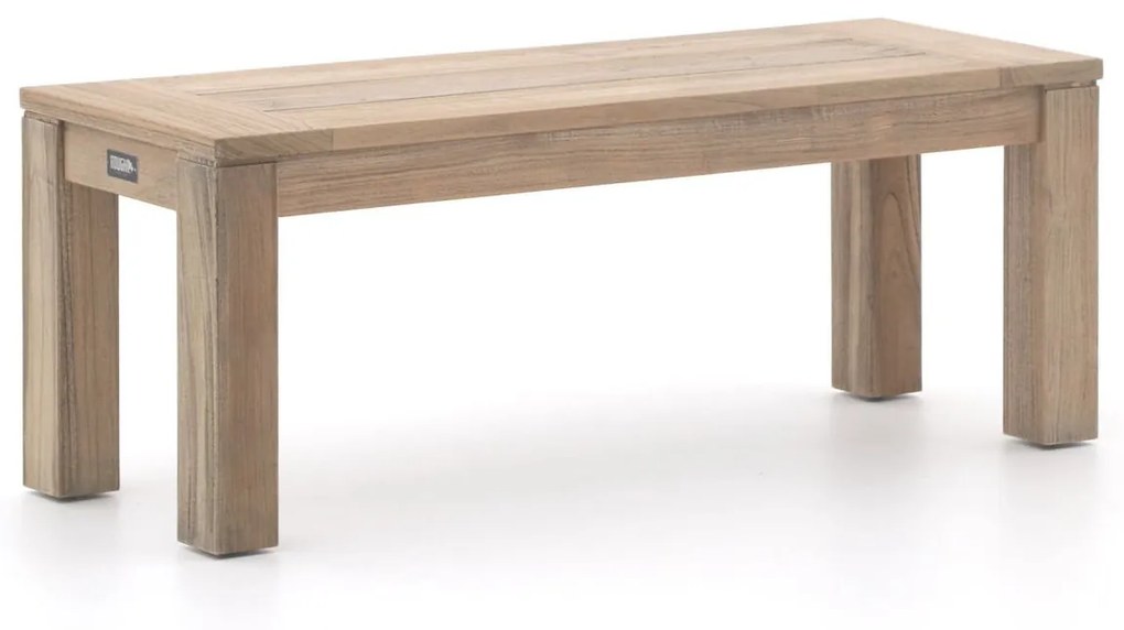 Picknickbank ROUGH  | Teakhout | 2 personen | Tuinbank Old Teak Greywash | 120cm | Kees Smit Tuinmeubelen