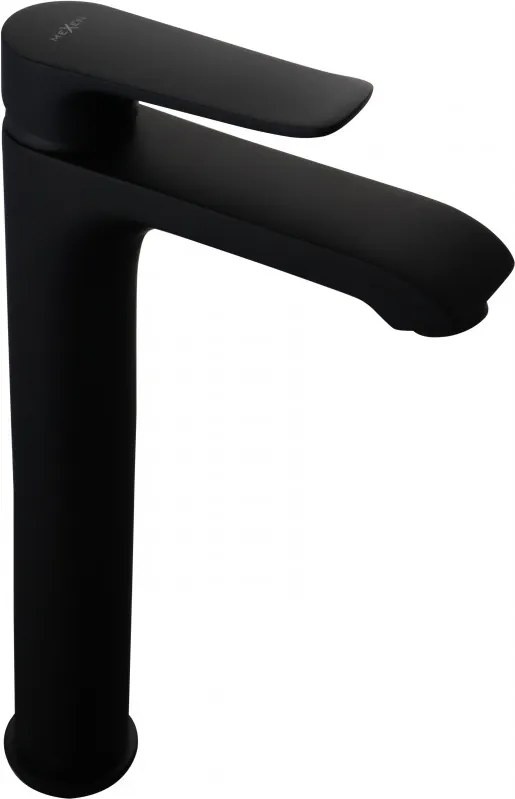 Mexen Pecos hoge wastafelkraan, zwart - 72710-70