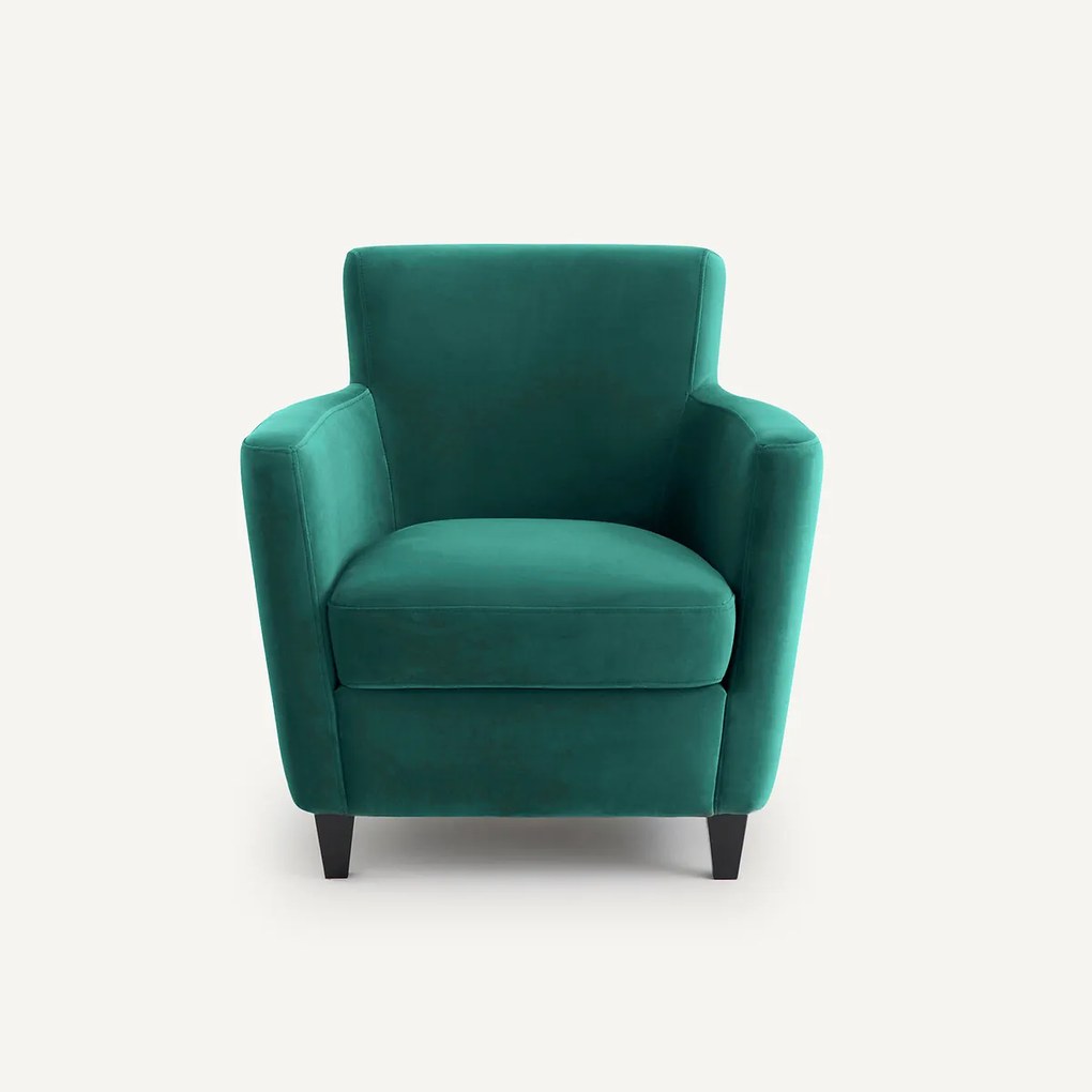 Fluwelen club fauteuil Mathesson