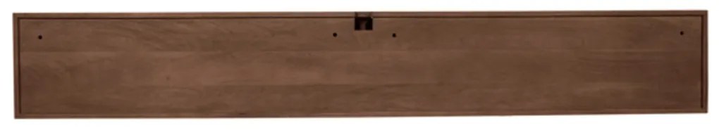 Starfurn Madison Walnut Zwevend Tv-meubel Walnoot Ribbels 200 Cm - 200x35x30cm.