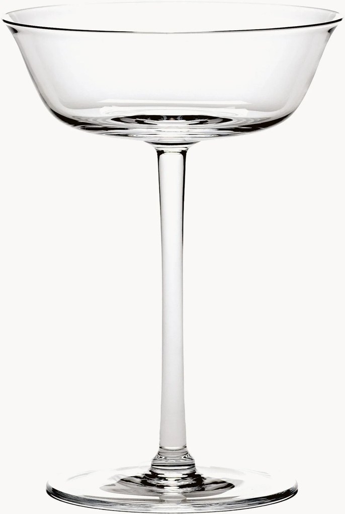 Mondgeblazen champagneglazen Grace, 4-delig