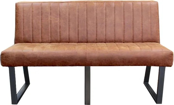 Eetkamerbank - Hengelo - leer Missouri cognac 03 - 220 cm