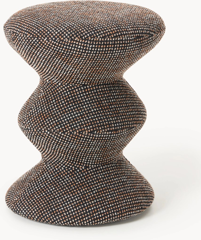 Ronde poef Zig Zag